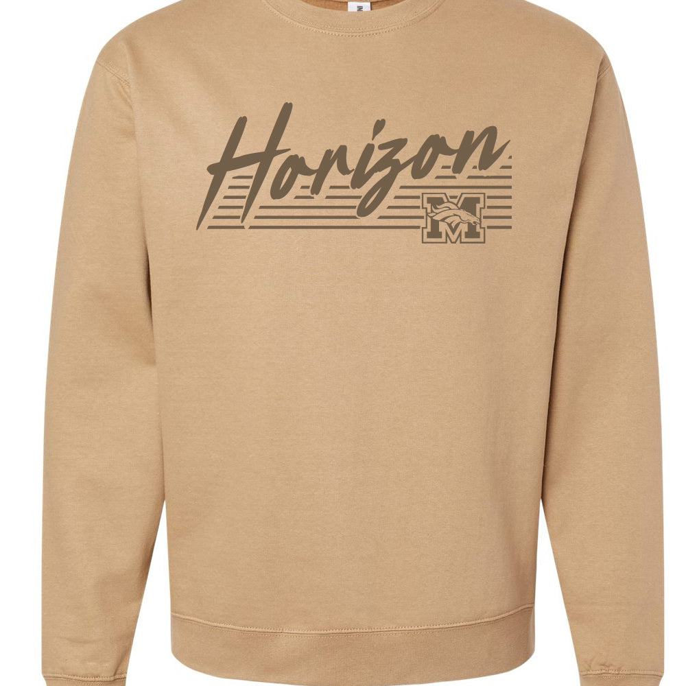 Horizon Monochromatic Sweatshirts