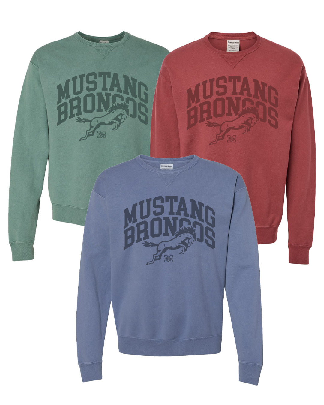 Mustang Broncos Crewneck