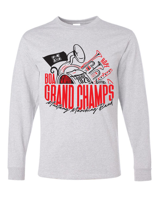 Mustang Band Champs Long Sleeve