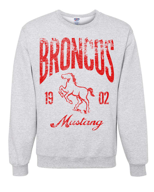 Mustang Broncos Vintage Sweatshirt