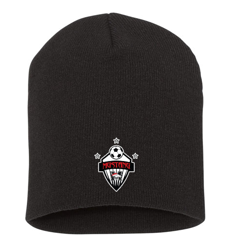 Mustang Soccer Crest 8.5" Beanie - Silicon Patch