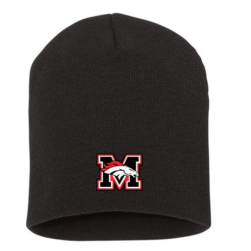 Mustang Logo 8.5" Beanie - Silicon Patch