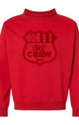 OKC Crew Monochromatic Mockneck Sweatshirt