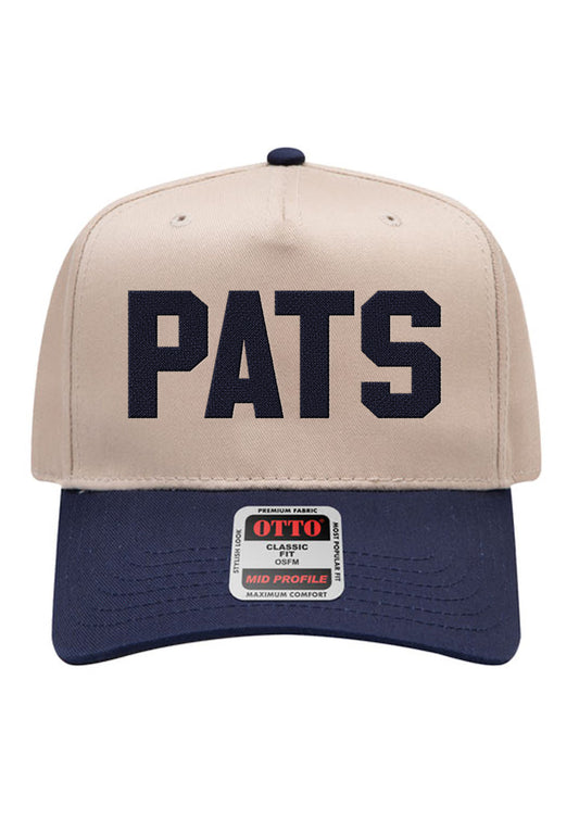 Big "PATS" Embroidered Hat