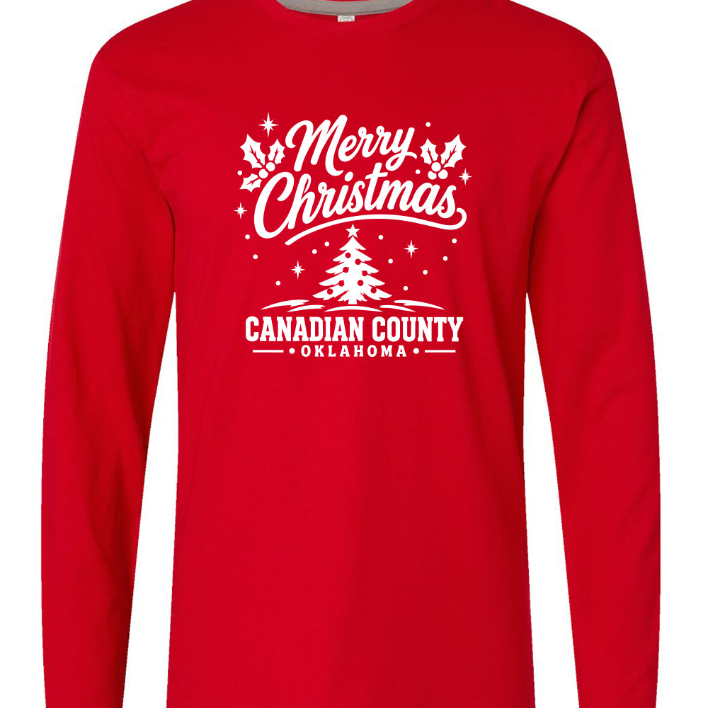 Canadian County "Merry Christmas" Long Sleeve