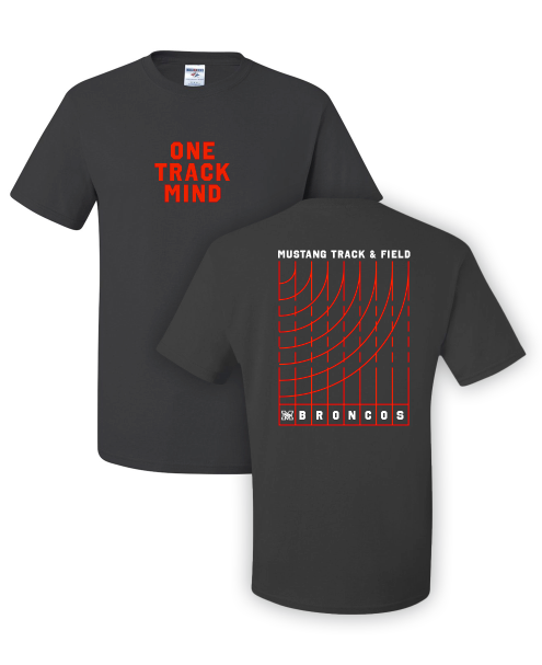 One Track Mind T-Shirt - Mustang Track