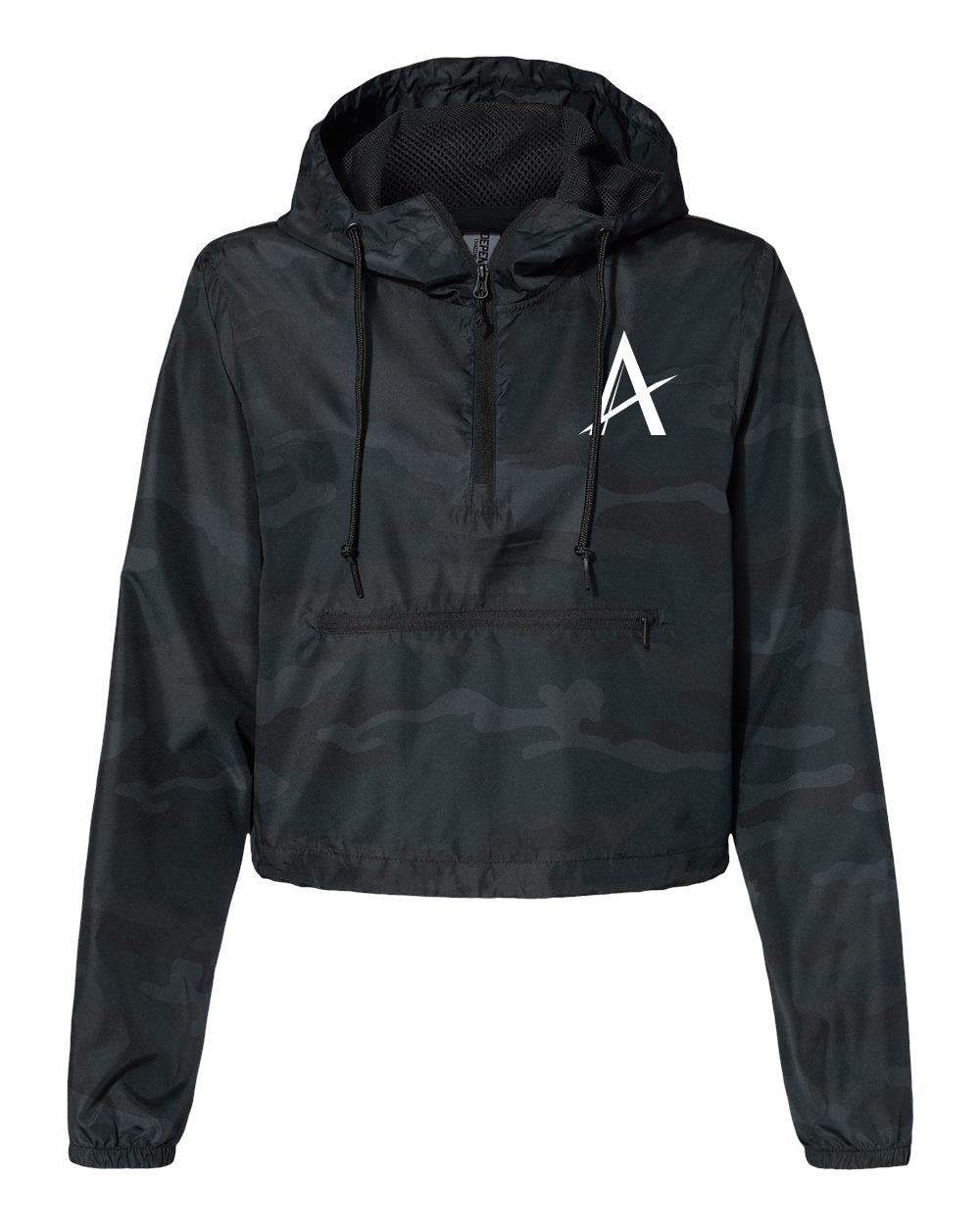 Arize "A" - Women's Lightweight Cropped Quarter-Zip