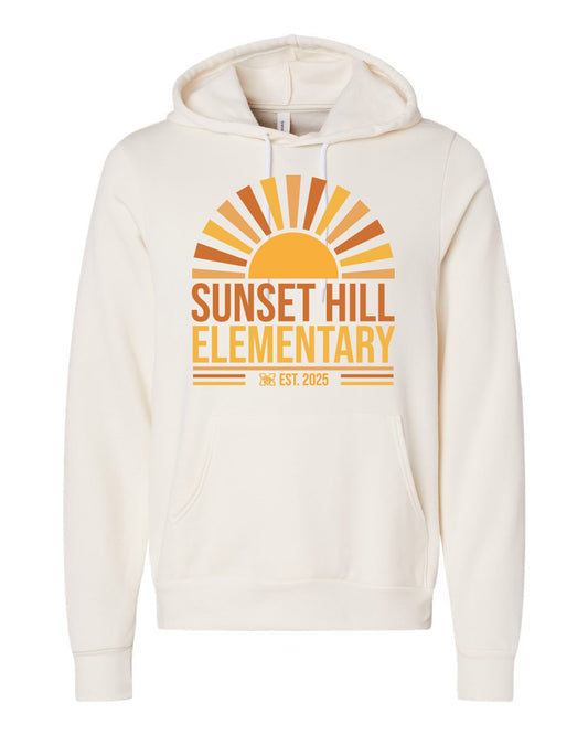 Sunset Hill Elementary Hoodie - Tan (Youth + Adult)