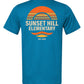 Sunset Hill Elementary T-Shirt - Teal (Youth + Adult)