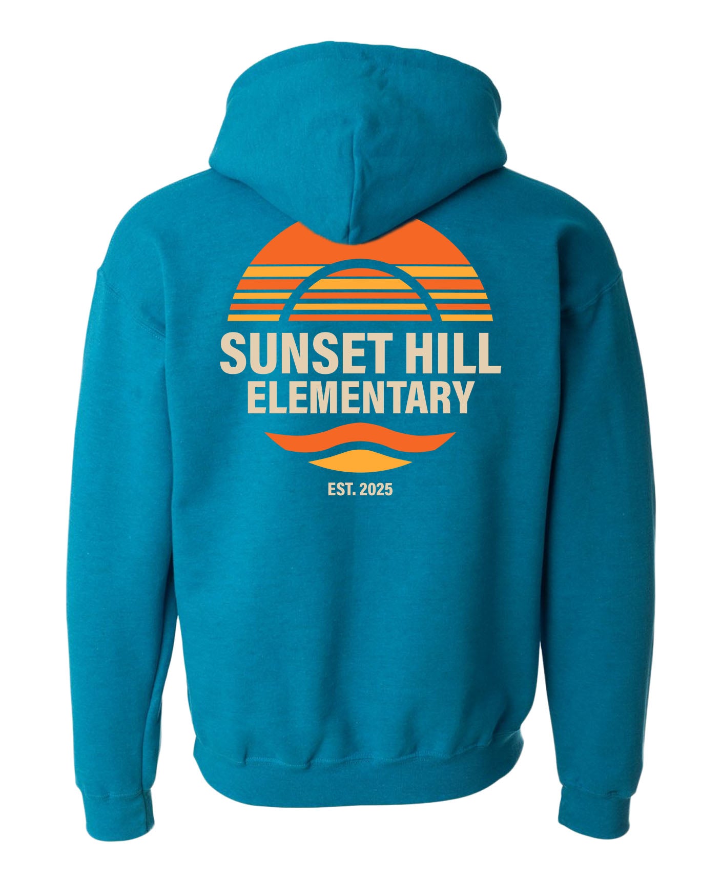 Sunset Hill Elementary Hoodie - Teal (Youth + Adult)
