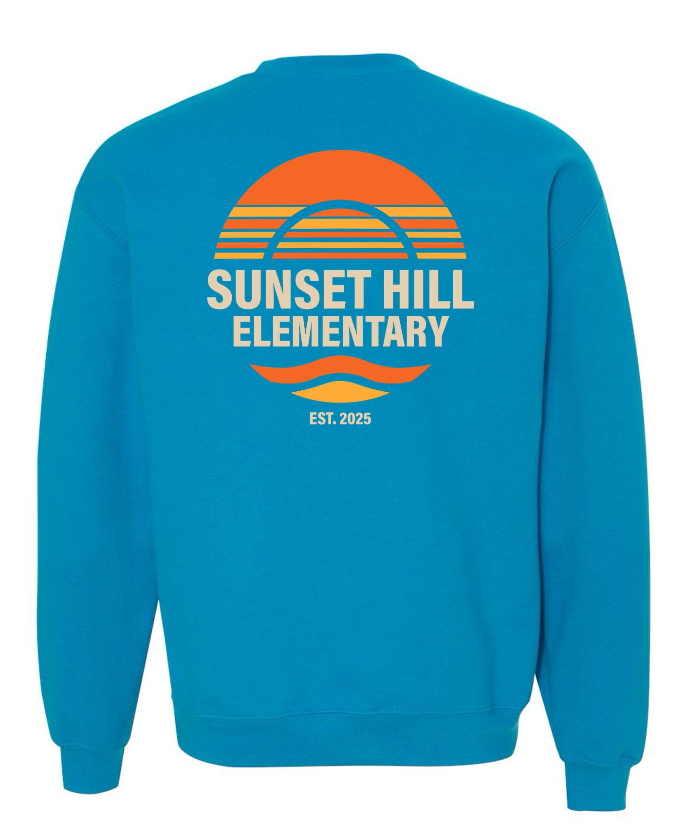 Sunset Hill Elementary Sweatshirt - Teal (Adult Only)