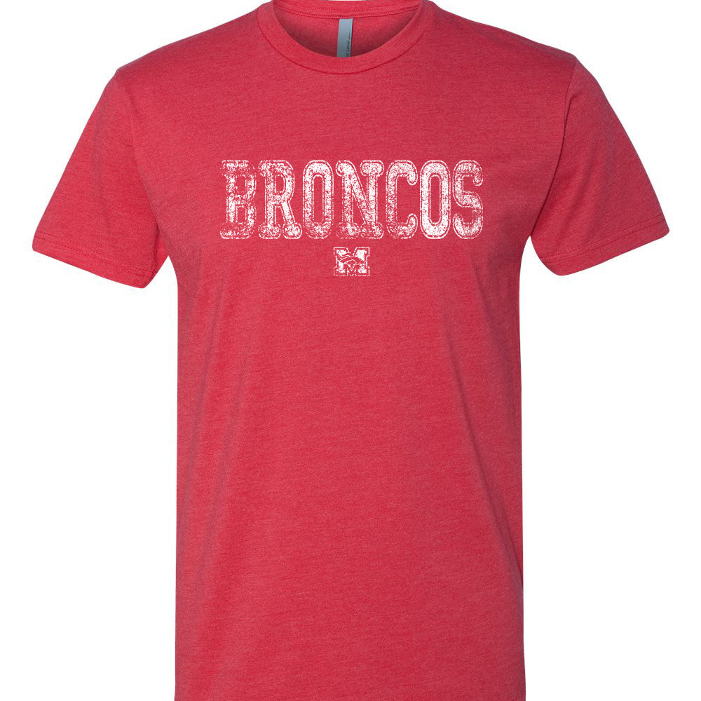 "Broncos" Textured T-Shirts
