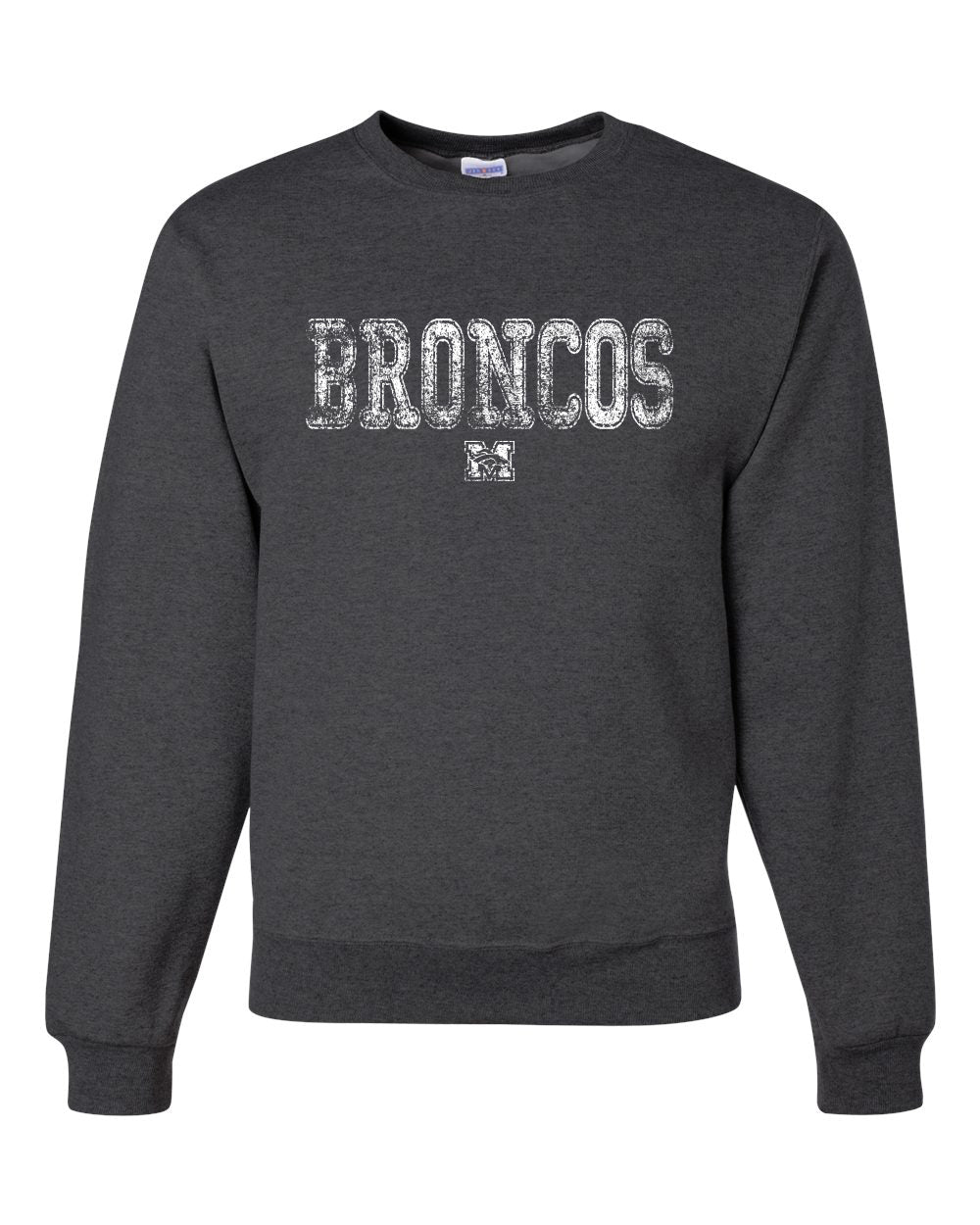 "Broncos" Textured Sweatshirts