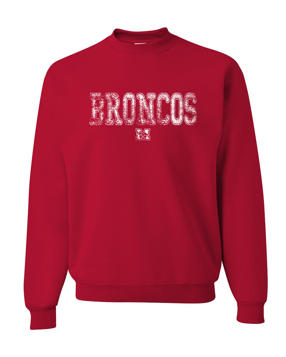"Broncos" Textured Sweatshirts