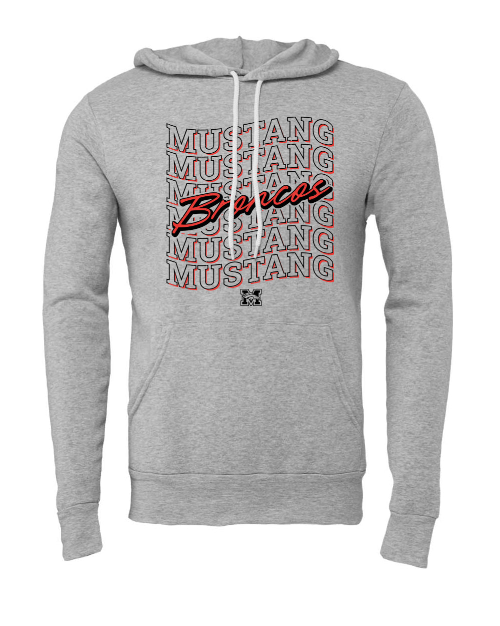 Mustang Trails "Broncos Script" - T-Shirts & Hoodies