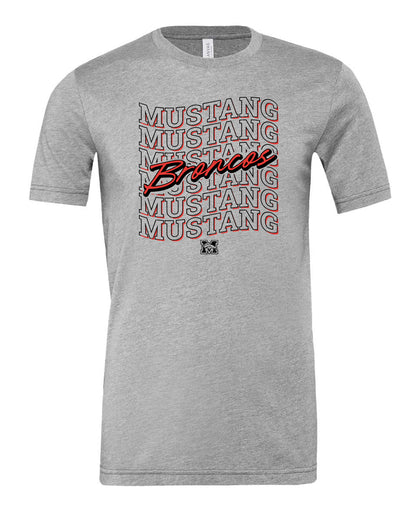 Mustang Trails "Broncos Script" - T-Shirts & Hoodies
