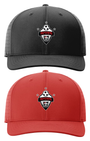 Mustang Soccer Crest Laser Perf R-Flex Cap - Richardson