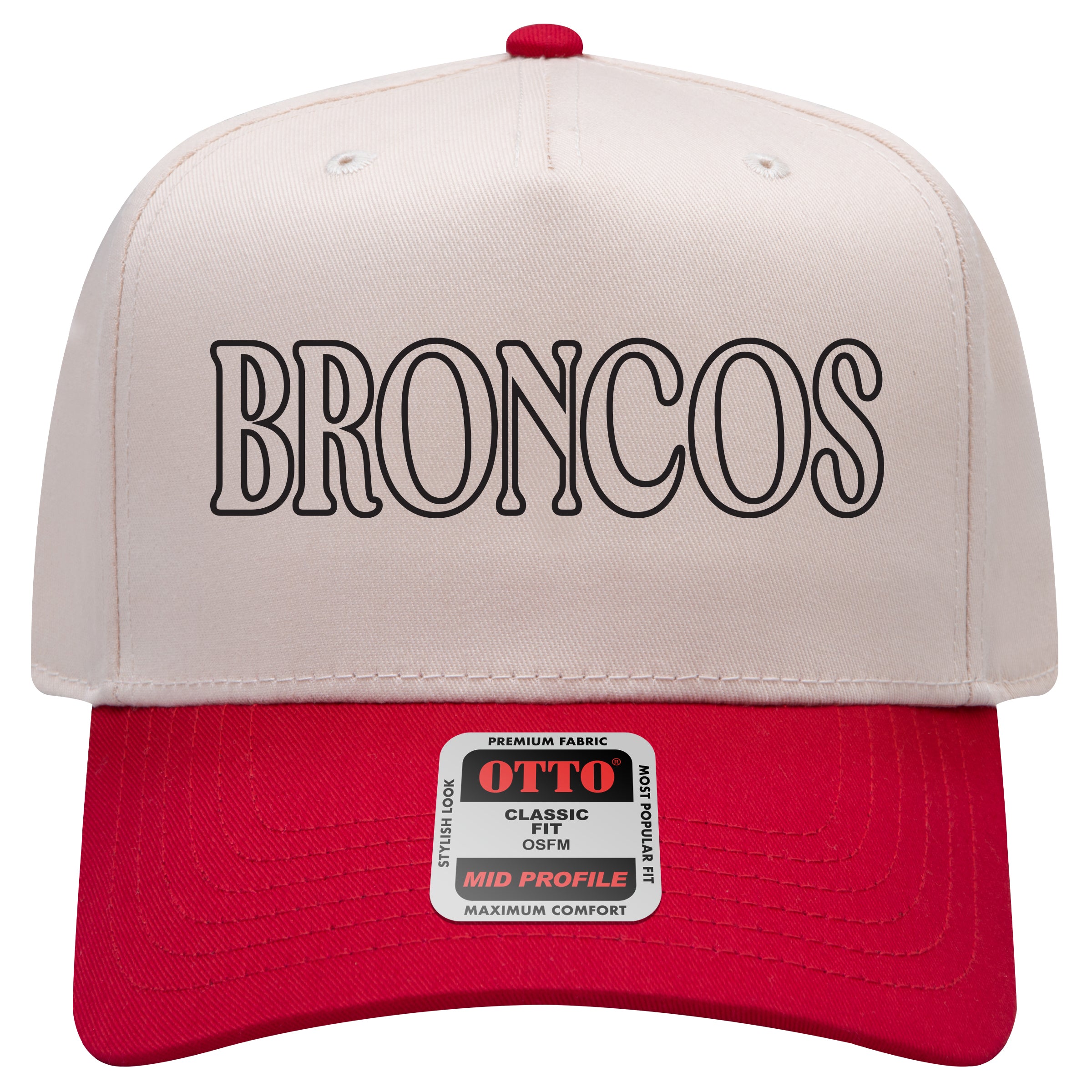 Broncos Embroidered Hat - OTTO Mid Profile